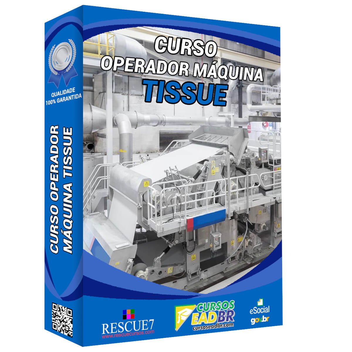 Curso Operador de Máquina Tissue | Treinamento | EAD | Presencial